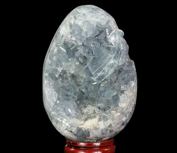 Crystal Filled Celestine (Celestite) Egg - Madagascar #66123